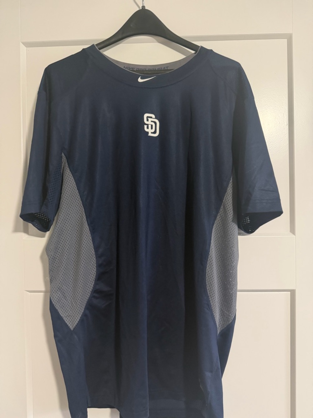 Nike San Diego Padres Pro Combat Dri-FIT Shirt Men’s XXL Navy